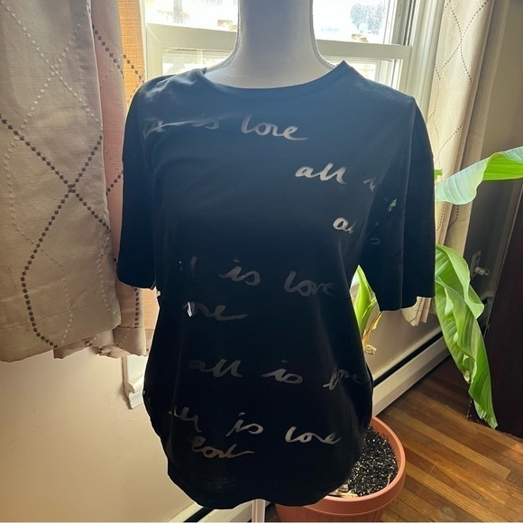 STELLA mccartney all is love burn out short sleeve tshirt sz 42 (small) - Picture 3 of 17